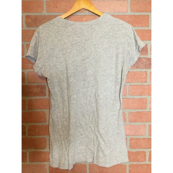 Wizard of Oz Womens If the Shoe Fits Wicked Witch T Shirt Cap Sleeves Gray Size - Picture 2 of 5